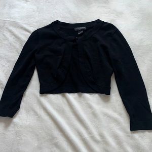 Jessica Howard Evenings Black Botton Sweater. Size:SMALL
